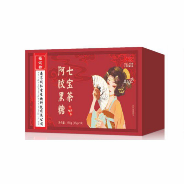 阿胶黑糖七宝茶