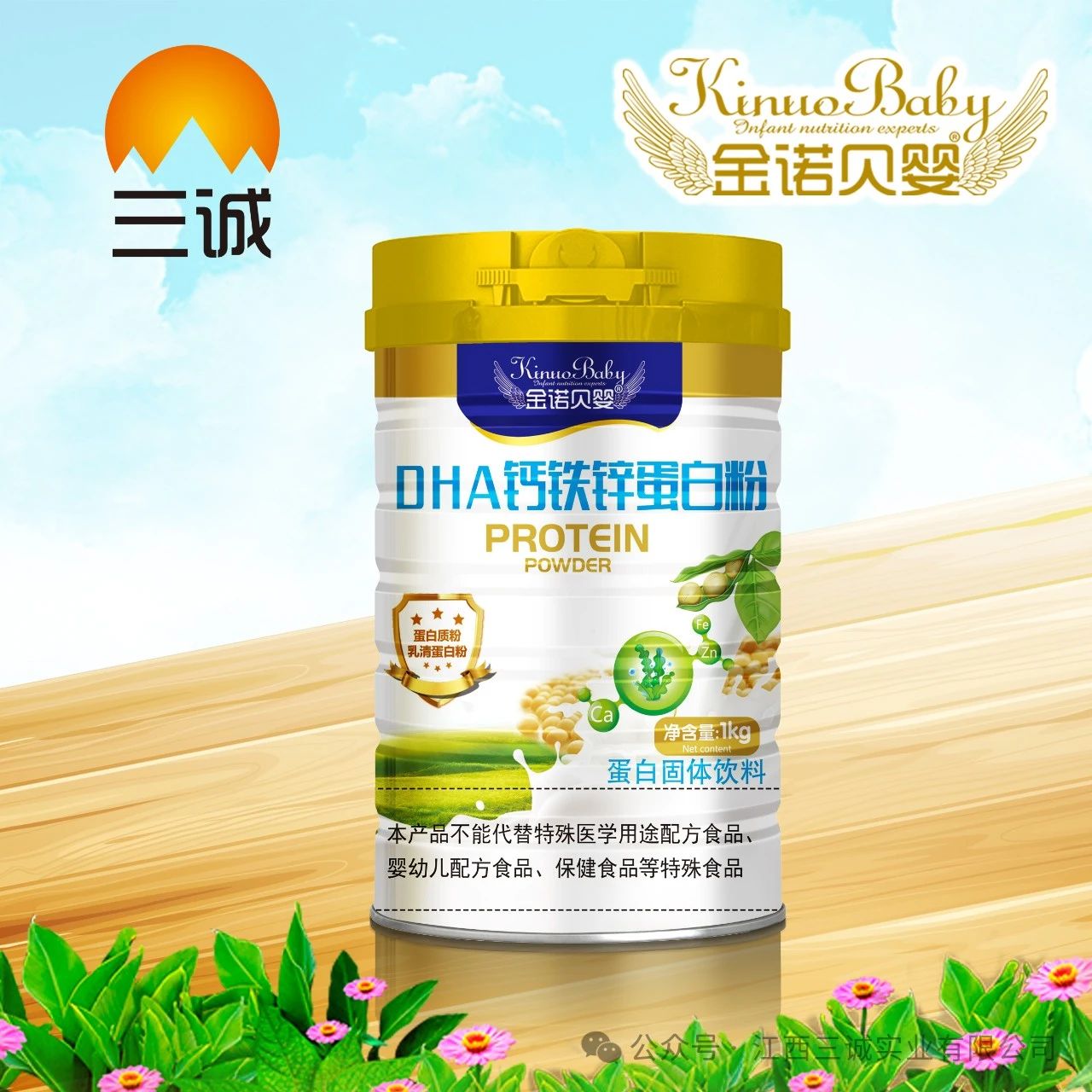 DHA钙铁锌蛋白粉