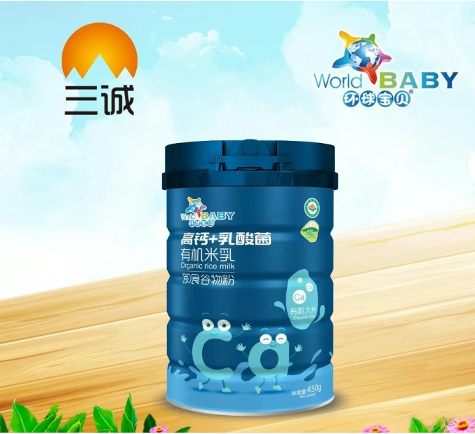 高钙+乳酸菌有机米乳.