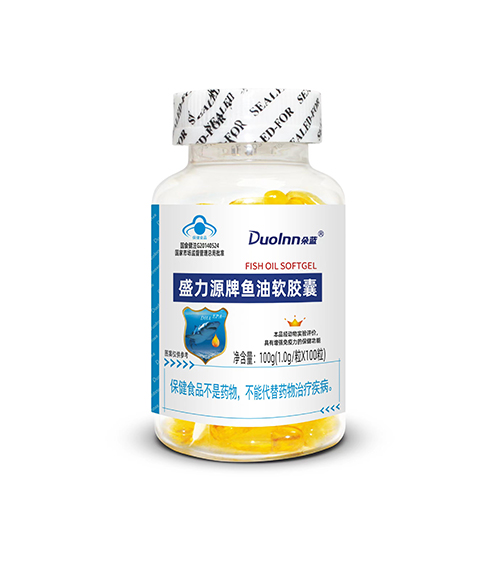 盛力源牌鱼油软胶囊 朵蓝 100粒