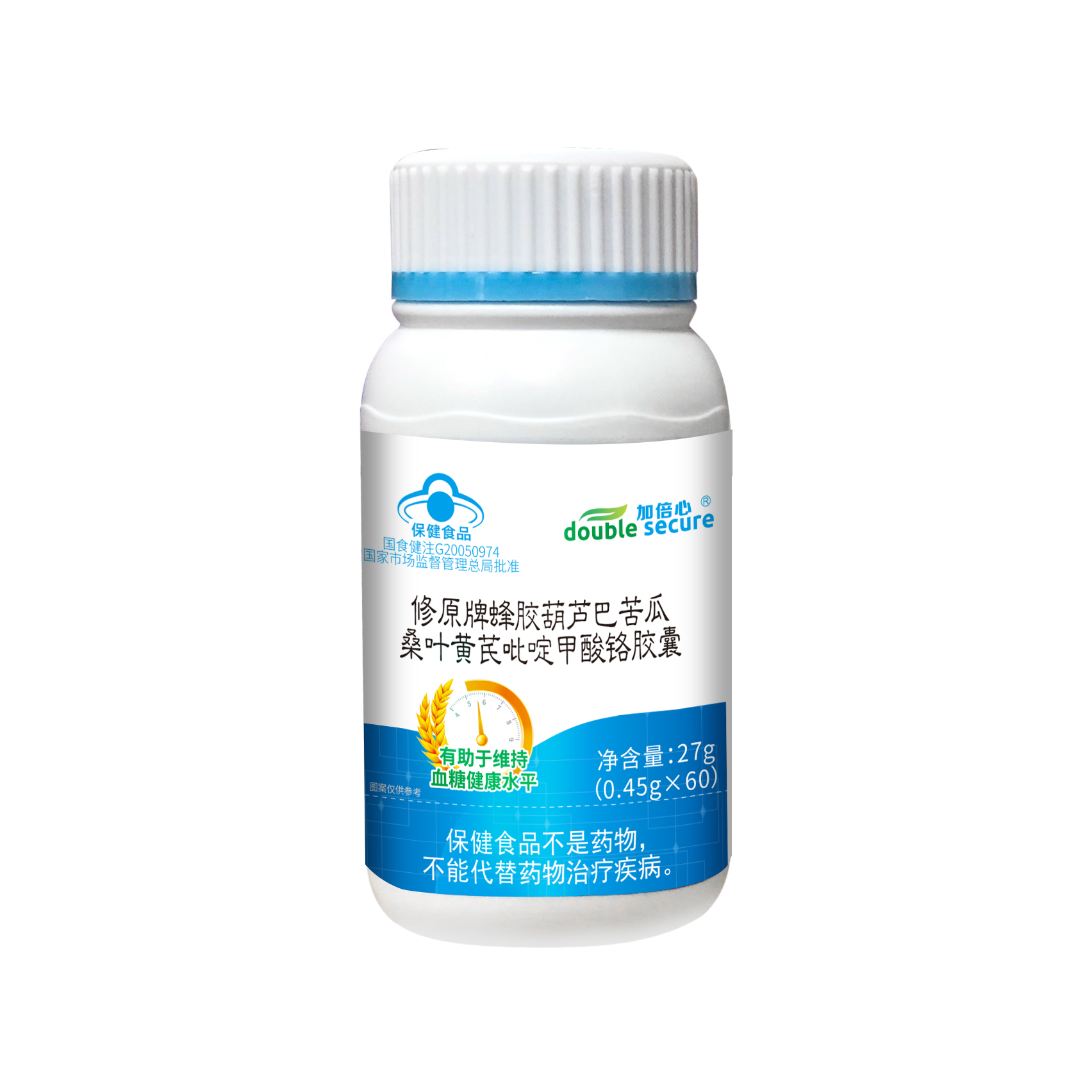 蜂胶葫芦巴苦瓜桑叶黄芪铬胶囊