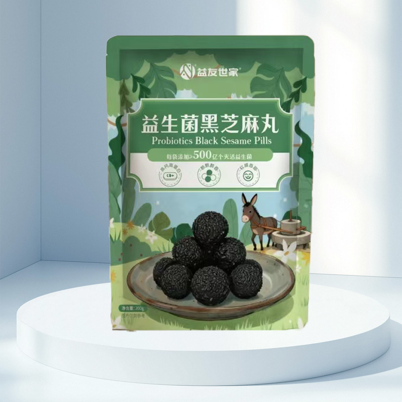 益友世家 整店加盟 益生菌黑芝麻丸